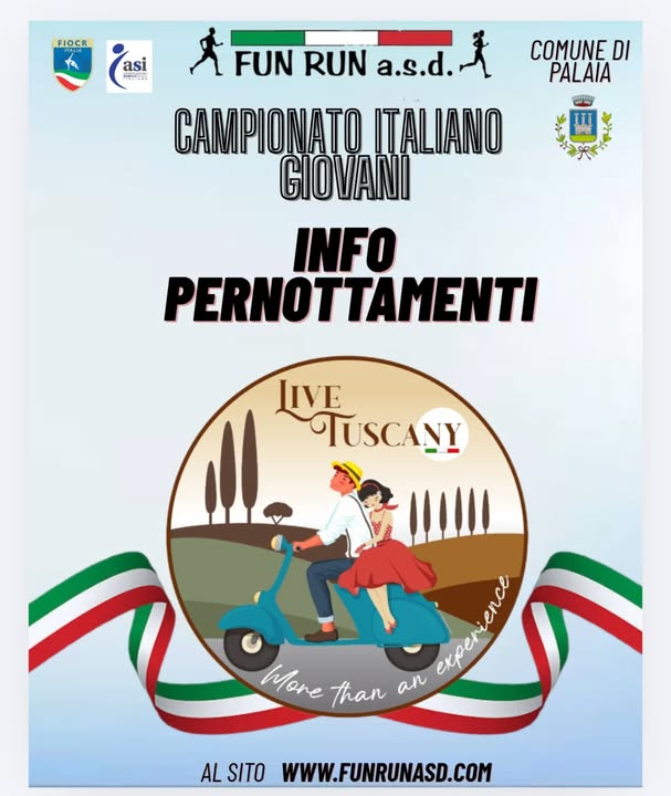 LIVE TUSCANY -INFO PERNOTTAMENTI FUN RUN a.s.d di FORCOLI
